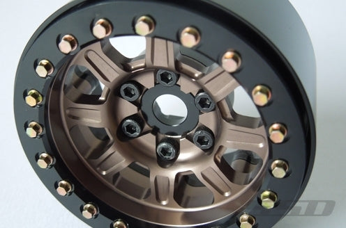SSD RC Single 1.9" Warrior Beadlock Wheel (Bronze) (1)