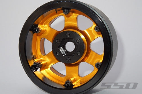 SSD RC 2.2" Challenger Beadlock Wheels (Gold) (2)