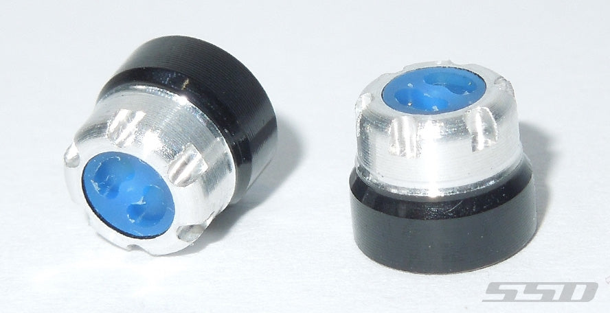 SSD RC 1/24 Scale Locking Hubs (Blue) (2)