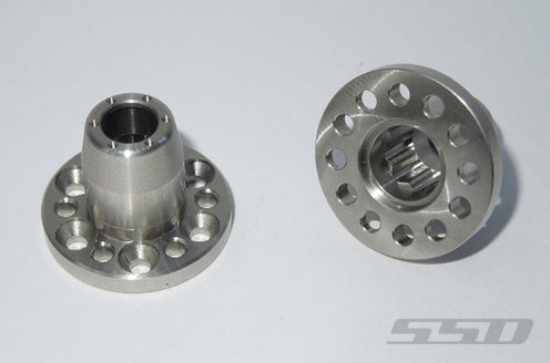 SSD RC Manual Locking Hubs for SCX10 II / Enduro (2)