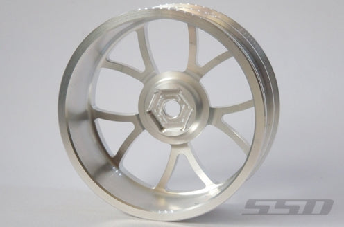 SSD RC Y Spoke Drag Front 2.2 Wheels (Silver) (2)