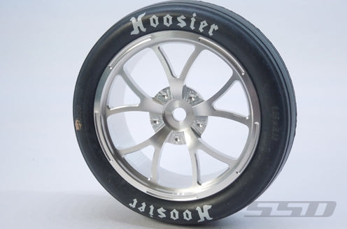 SSD RC Y Spoke Drag Front 2.2 Wheels (Silver) (2)