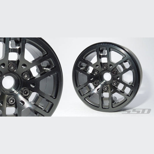 SSD RC 1.9" Toycoma Beadlock Wheels (Black) (2)