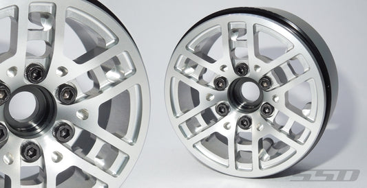 SSD RC 1.9" Toycoma Beadlock Wheels (Silver) (2)