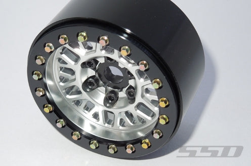SSD RC Single 1.9" Mesh Beadlock Wheel (Silver) (1)