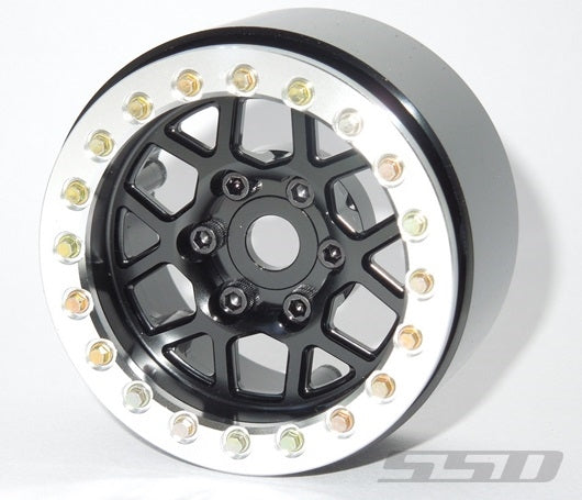 SSD RC Single 1.9" Boxer Wheel (Black) (1)
