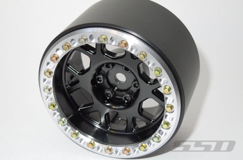 SSD RC 2.2" Boxer Beadlock Wheels (Black) (2)