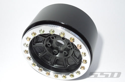 SSD RC 1.9" Dominator Beadlock Wheels (Black) (2)