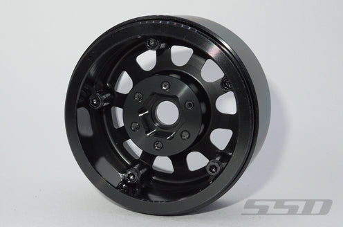 SSD RC 1.9" Dominator Beadlock Wheels (Black) (2)
