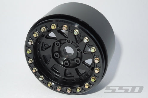 SSD RC 1.9" Bruiser Beadlock Wheels (Black) (2)