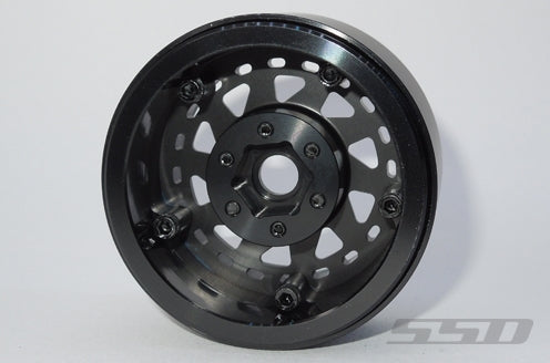 SSD RC 1.9" Bruiser Beadlock Wheels (Black) (2)