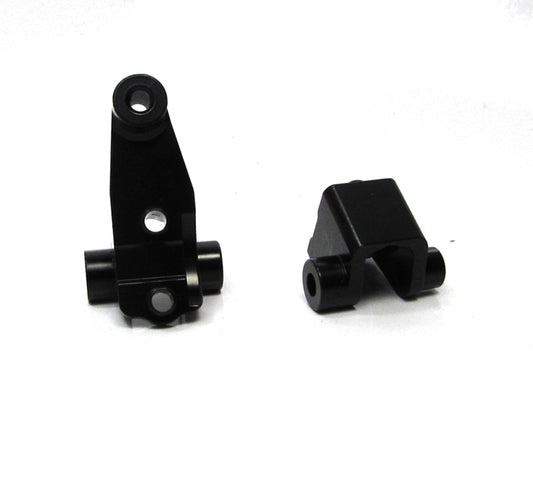 STRC Brass Front Lower Shock Mount (1 Pair) TRX-4 (Black)