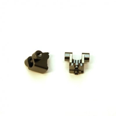 STRC Aluminum Rear Lower Shock Mount (1 Pair) TRX-4 (Gun Metal)