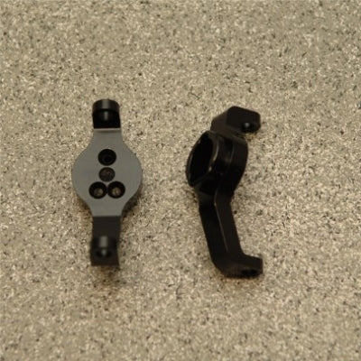 STRC Brass Front Axle Caster Blocks (1 Pair) TRX-4 (Black)