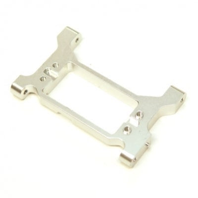 STRC Aluminum Solid One-Piece HD Servo Mounting Bracket / Chassis Brace TRX-4 (Silver)