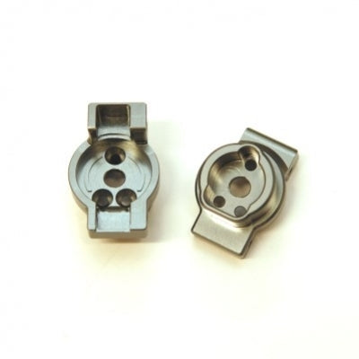 STRC Aluminum Rear Axle Portal Drive Mount (1 Pair) TRX-4 (Gun Metal)