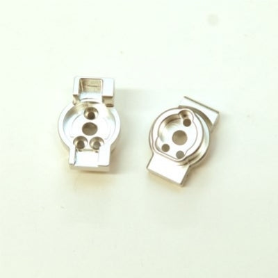 STRC Aluminum Rear Axle Portal Drive Mount (1 Pair) TRX-4 (Silver)