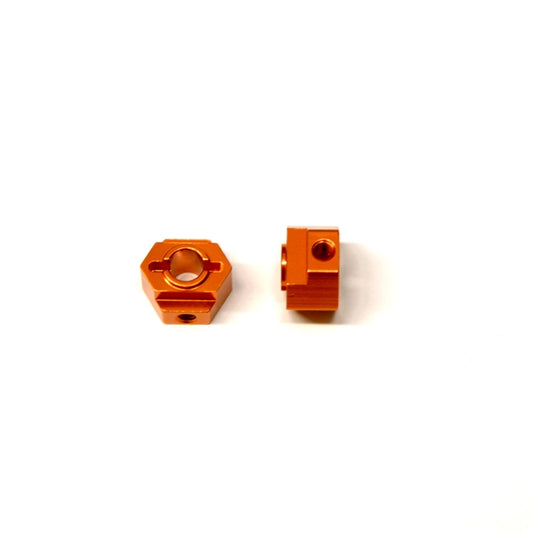 STRC Aluminum Rear Hex Adapter for Associated DR10 - Orange (2)