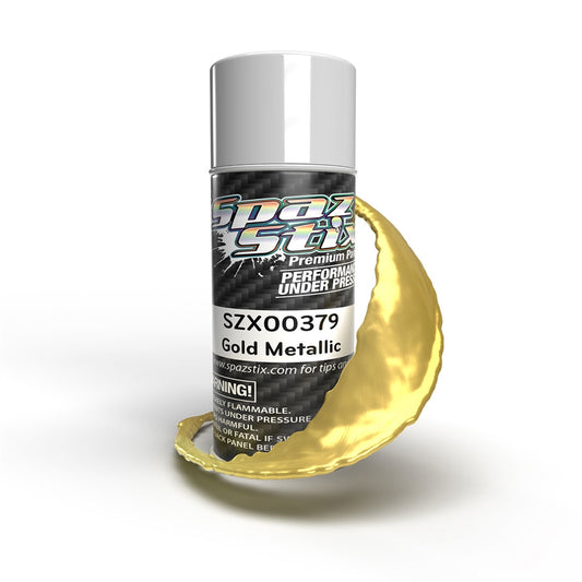 Spaz Stix Gold Metallic Aerosol Paint 3.5oz