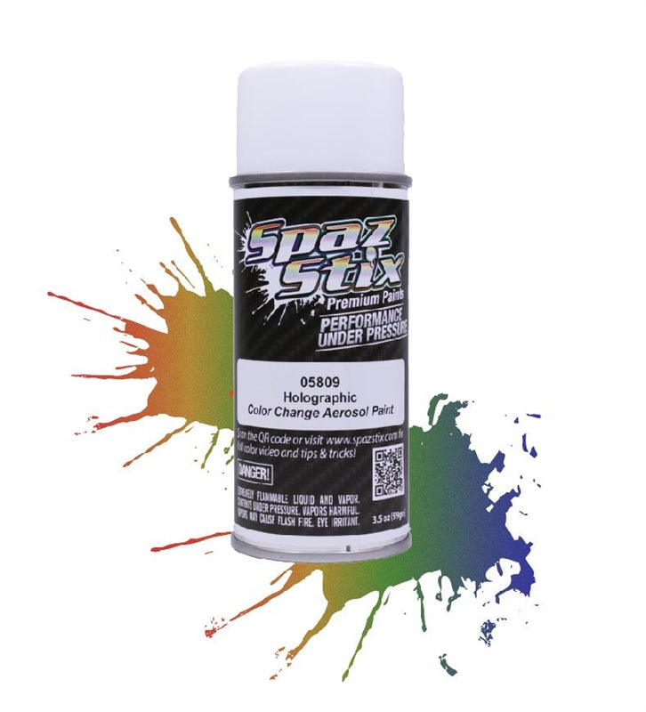 Spaz Stix Color Change Holographic Paint Aerosol 3.5oz
