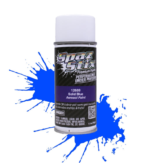Spaz Stix Solid Blue Aerosol Paint 3.5oz