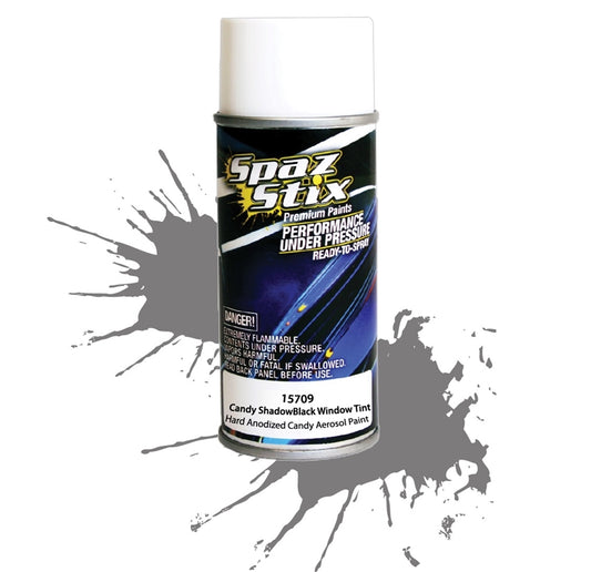Spaz Stix Candy Black / Window Tint / Shadow Tint Aerosol Paint 3.5oz
