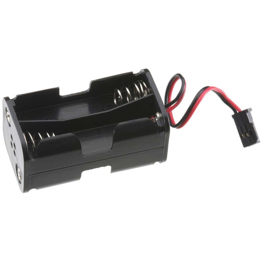 Tactic 4 Cell AA Battery Holder w/Futaba J Connector