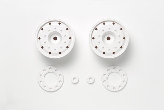 Tamiya RC 30mm Hex Hub Wheels 2pcs - White