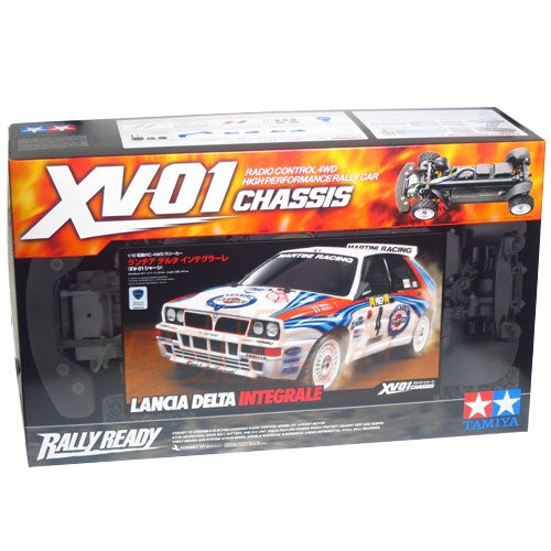 Tamiya RC Lancia Delta Integrale XV-01 1/10 Scale Rally Kit