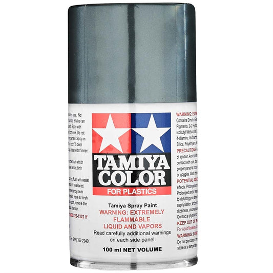 Tamiya Lacquer TS-100 Bright Gun Metal 100ml Spray
