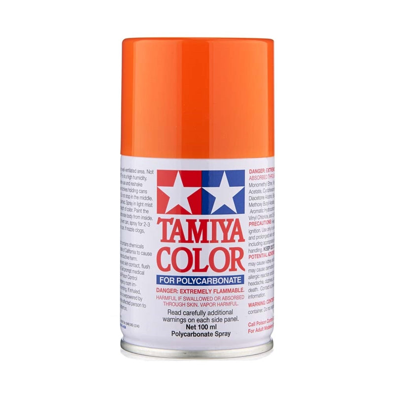 Tamiya Polycarbonate PS-62 Pure Orange 100ml Spray