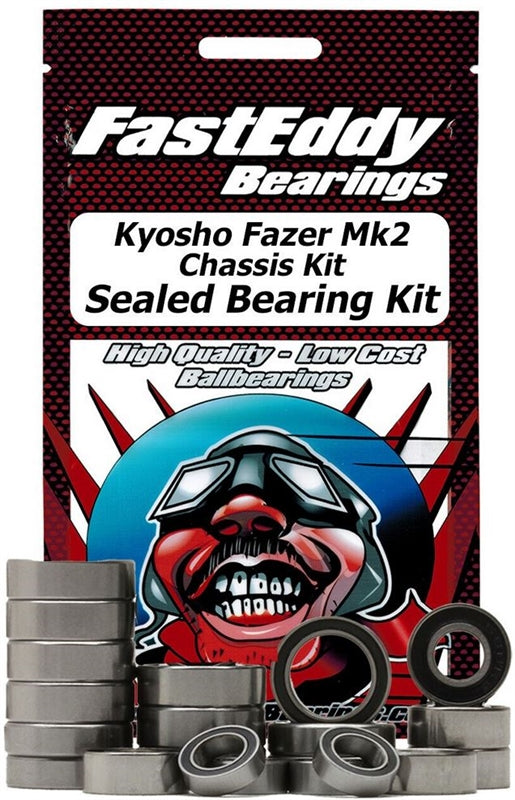 Fast Eddy Bearings Kyosho Fazer Mk2 Chassis Kit Sealed Bearing Kit