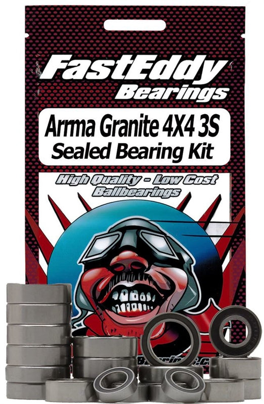 Fast Eddy Bearings ARRMA Granite 4X4 3S Sealed Bearing Kit