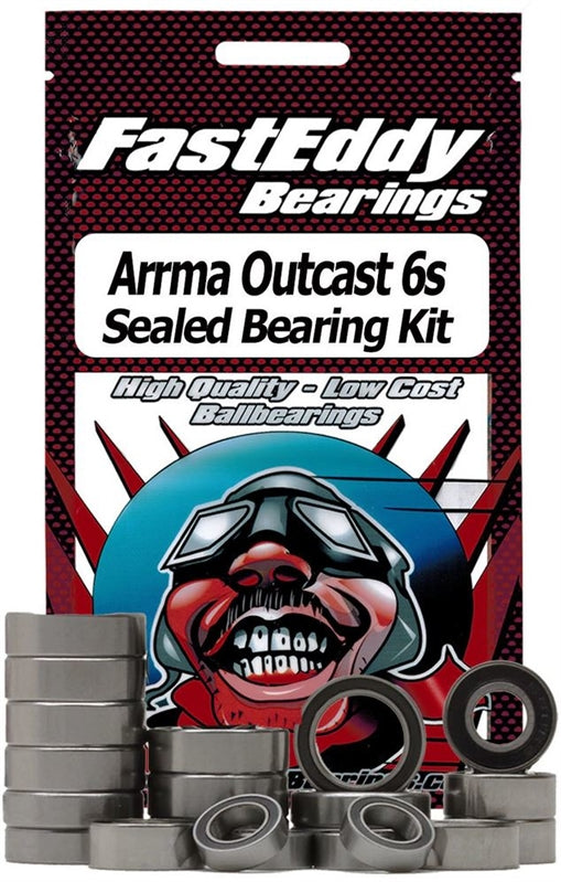 Fast Eddy Bearings ARRMA Outcast 6S Sealed Bearing Kit