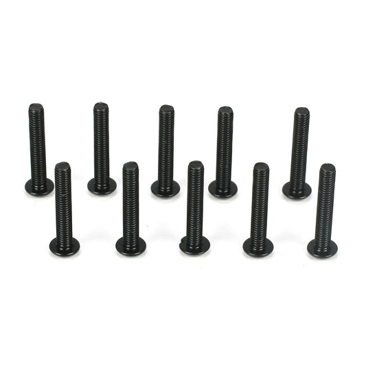 Team Losi Racing Button Head Screws, M3 x 18mm (10)