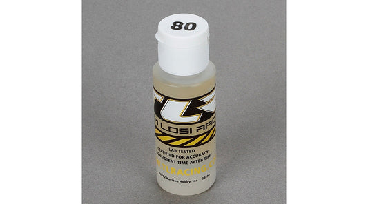 Team Losi Racing Silicone Shock Oil (80wt, 2oz)