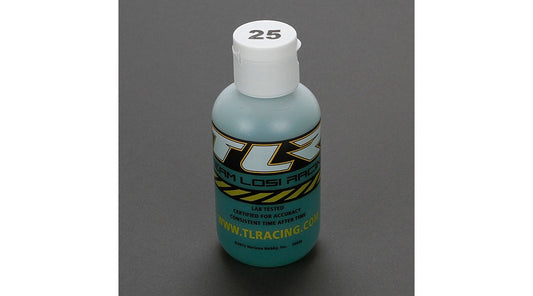 Team Losi Racing Silicone Shock Oil (25wt, 4oz)
