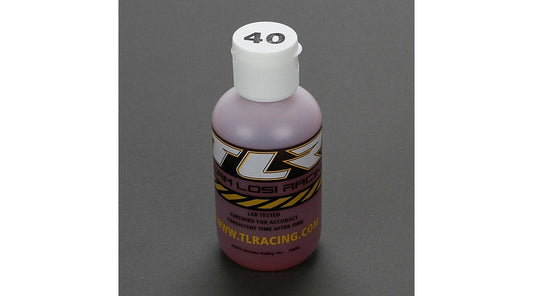 Team Losi Racing Silicone Shock Oil (40wt, 4oz)