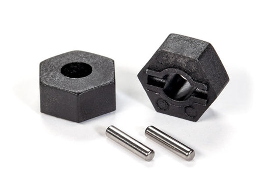 Traxxas Wheel hubs rear hex/stub axle pins.