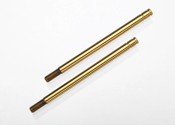 Traxxas Shock shafts hardened steel titanium nitride coated (X-long) (2)