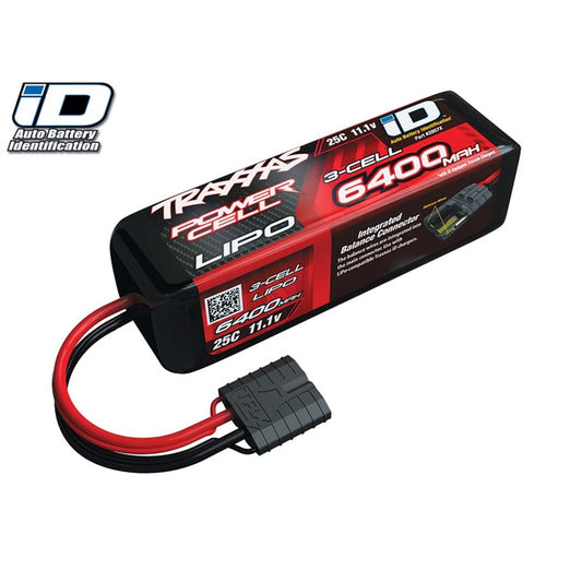 Traxxas 3S 11.1V 6400mAh 25C LiPo Battery with iD Connector