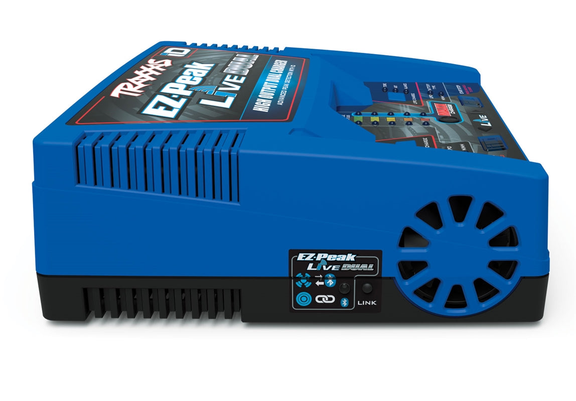 Traxxas EZ-Peak Live Dual 200W NiMH/LiPo AC Charger w/iD Auto
