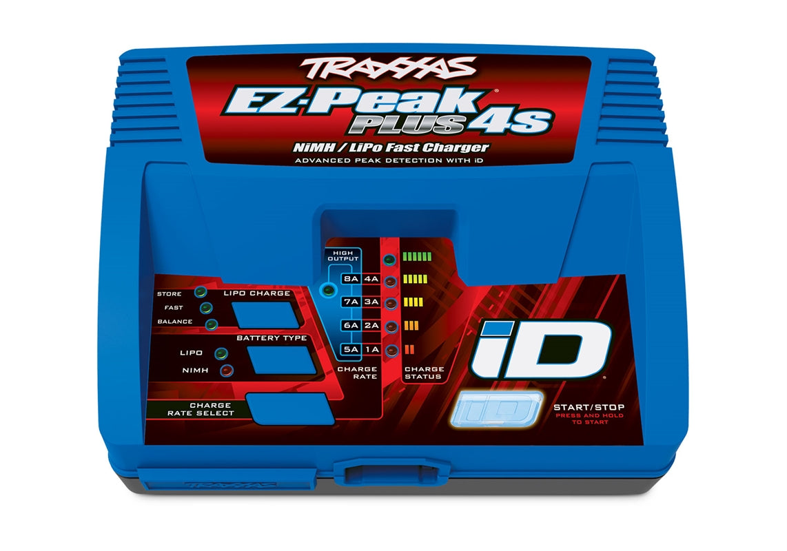 Traxxas EZ-Peak Plus 4S 8-amp NiMH/LiPo Fast Charger with iD