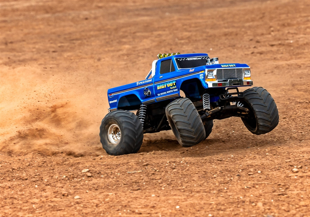 Traxxas 1/10 Bigfoot #1 HD 2WD RTR (Brushed) with USB-C Charger and NiMH Battery