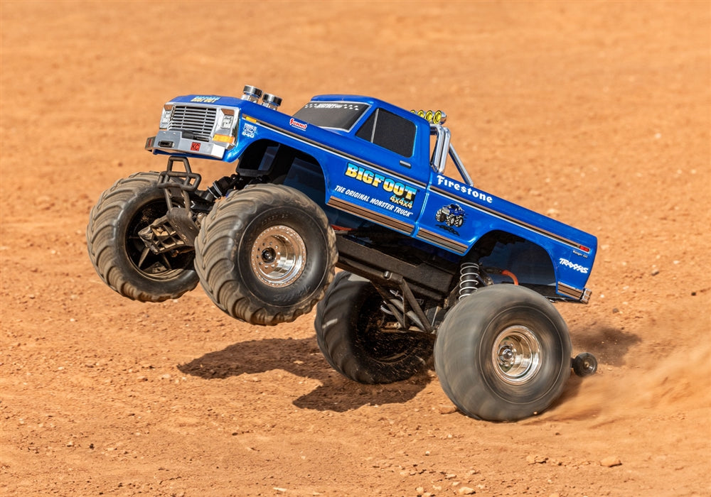 Traxxas 1/10 Bigfoot #1 HD 2WD RTR (Brushed) with USB-C Charger and NiMH Battery
