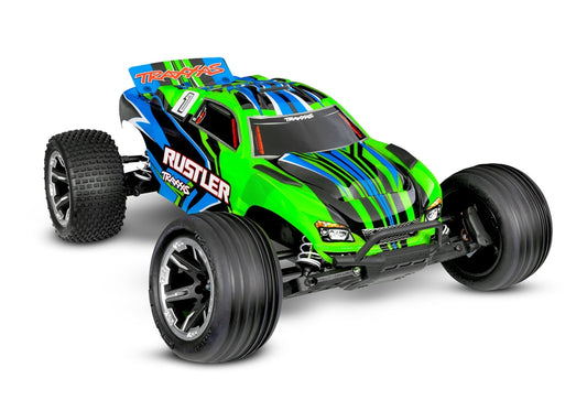 Traxxas 1/10 Rustler HD 2WD RTR with Battery & USB-C Charger - Assorted Colors