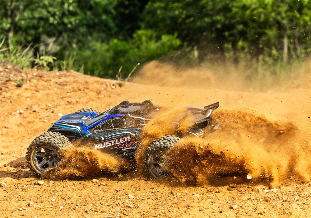 Traxxas 1/10 Rustler 4X4 BL-2S Brushless 4WD Stadium Truck RTR