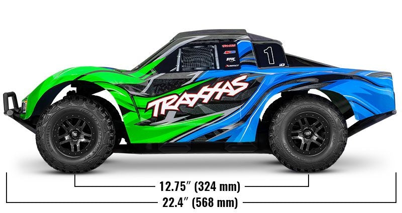 Traxxas Slash 4X4 Brushless 1/10 4WD Short Course Truck RTR