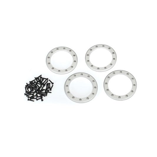 Traxxas 2.2" Beadlock Rings Satin Aluminum (4)