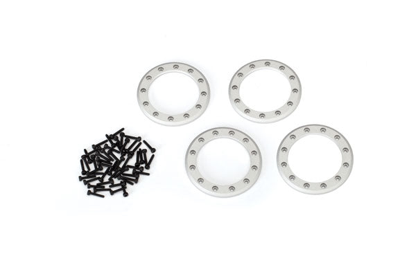 Traxxas 1.9" Beadlock Rings Satin Aluminum (4)
